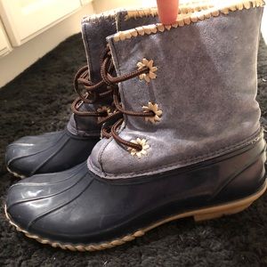 Jack Roger Chloe rain duck leather boots